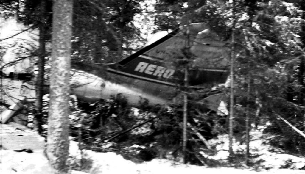 Crash site of Aero OY Flight 311